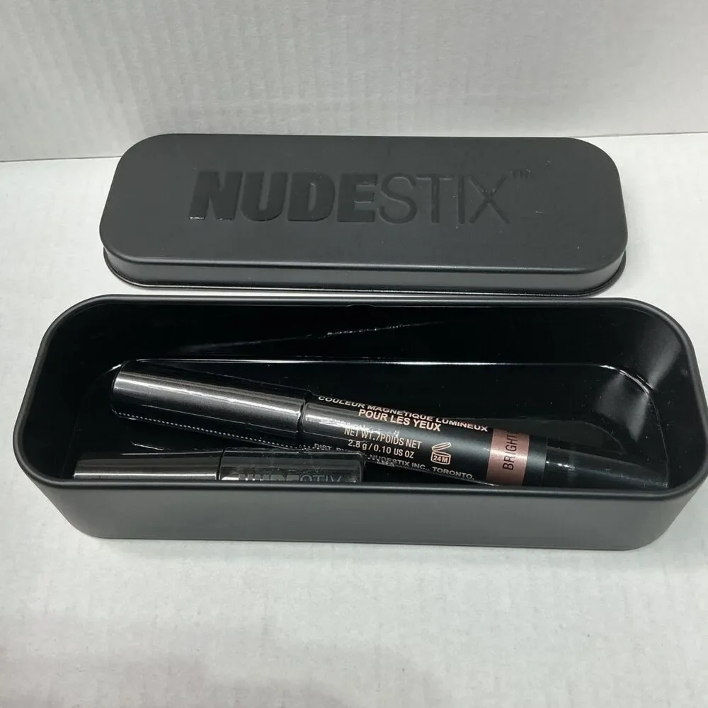 Nudestix Magnetic Luminous Eye Color Bright Eyes 2.8g/0.10oz In Black Tin Case